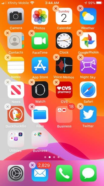 iPhone iconos