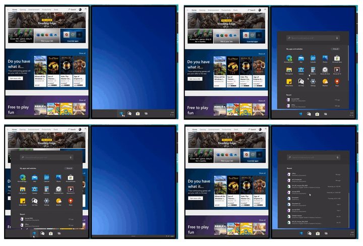 Apple vs. Microsoft apps Windows 10X
