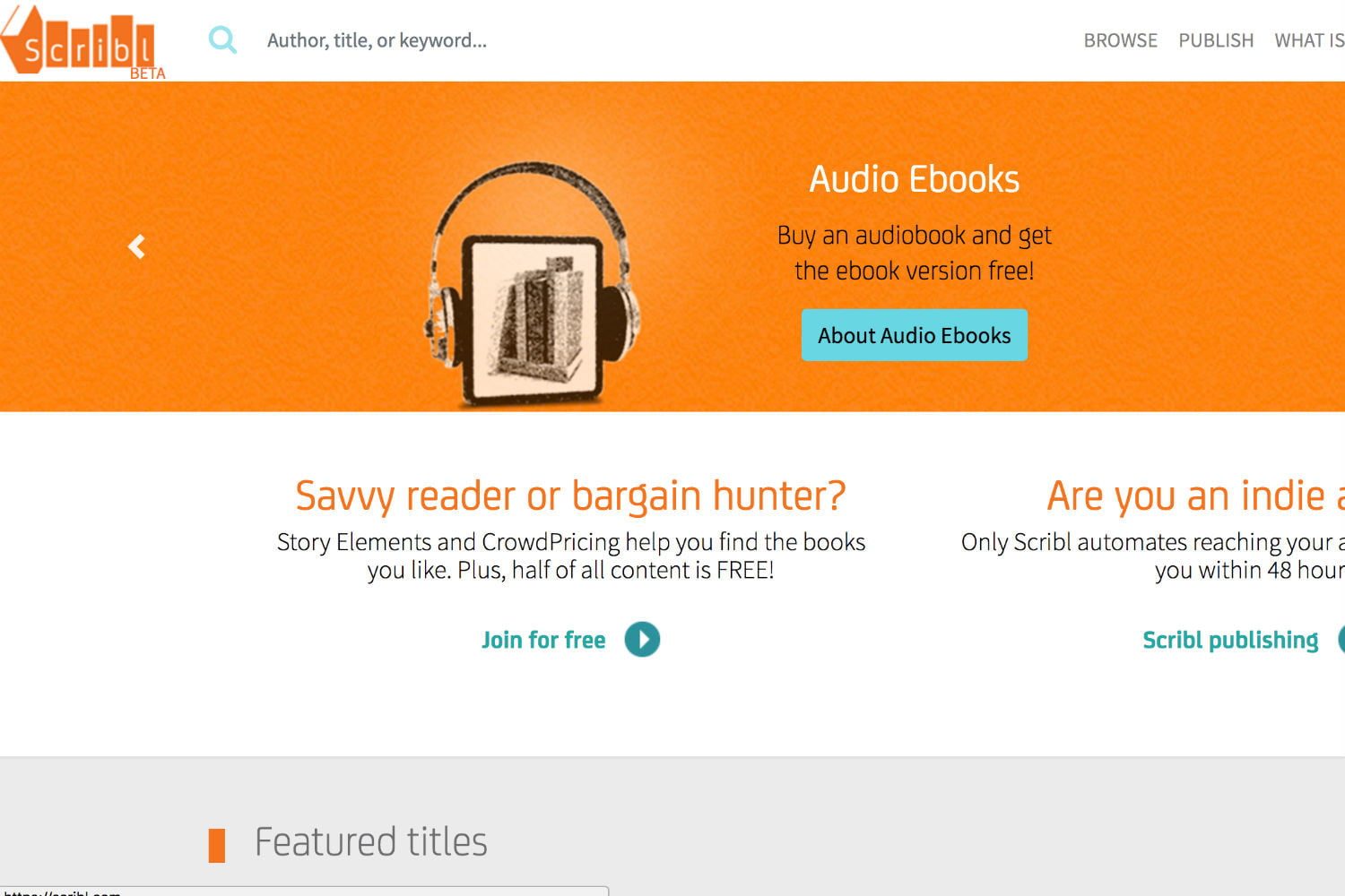 Cómo descargar audiolibros desde Scribl