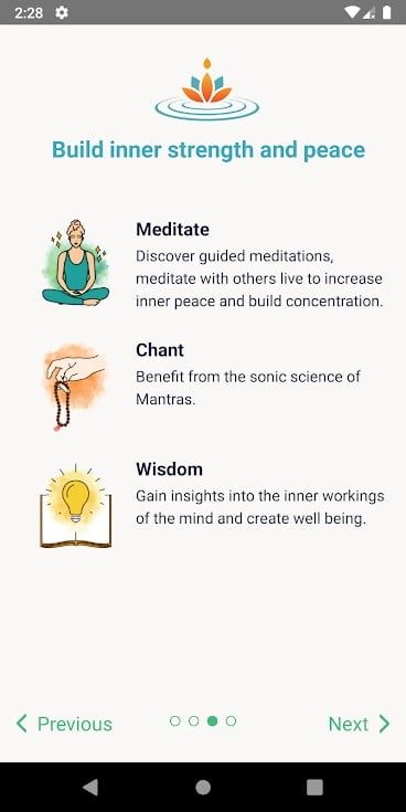 aplicación para meditar Black Lotus