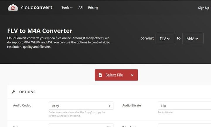 convertir FLV en MP4 cloud convert