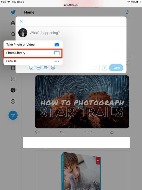 Controles de carga de archivos de Safari en iPadOS 13