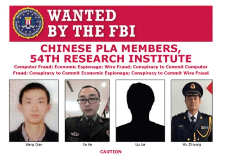 FBI busca a militares chinos por caso Equifax