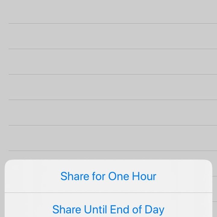 Captura de la función Find My