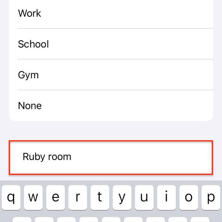 Captura de la función Find My