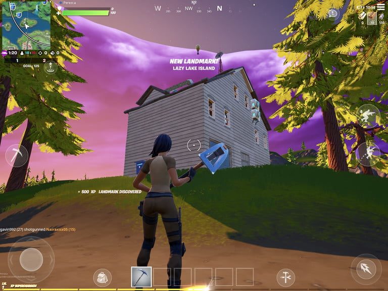 Refugio de Sombra cerca de Albercas Adormecidas, Fortnite temporada 2 semana 2