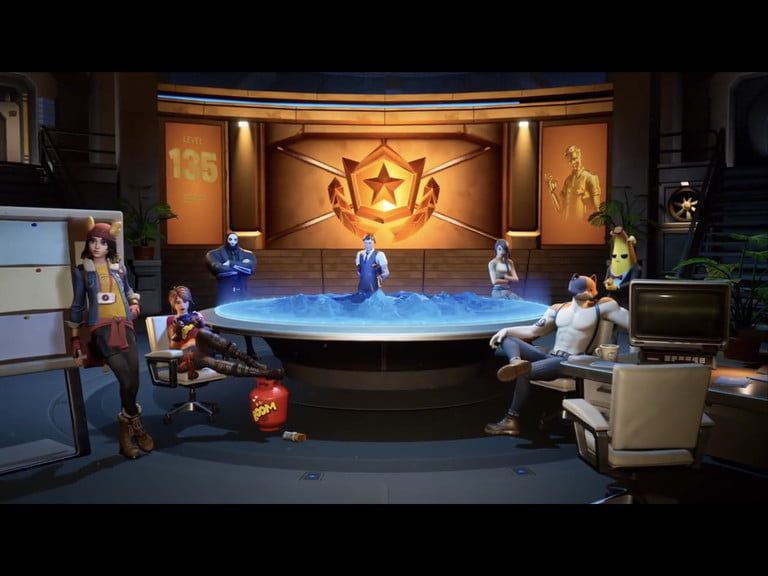 Escena de Fortnite temporada 2 semana 2