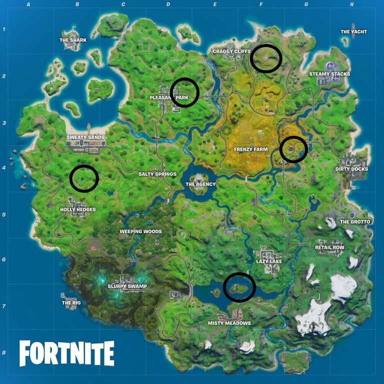 Mapa de Fortnite (temporada 2)