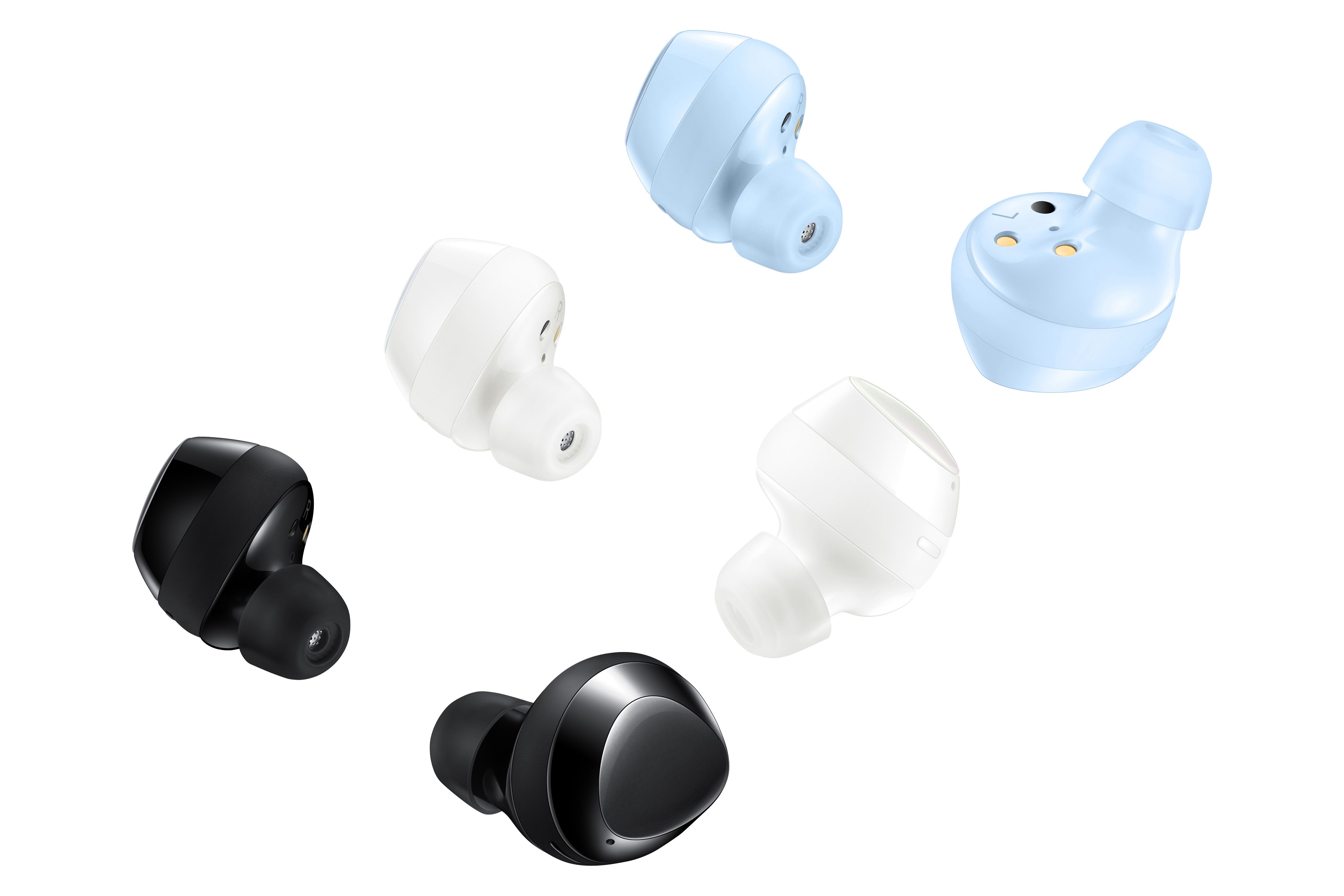 samsung galaxy buds plus 2 product photography  black