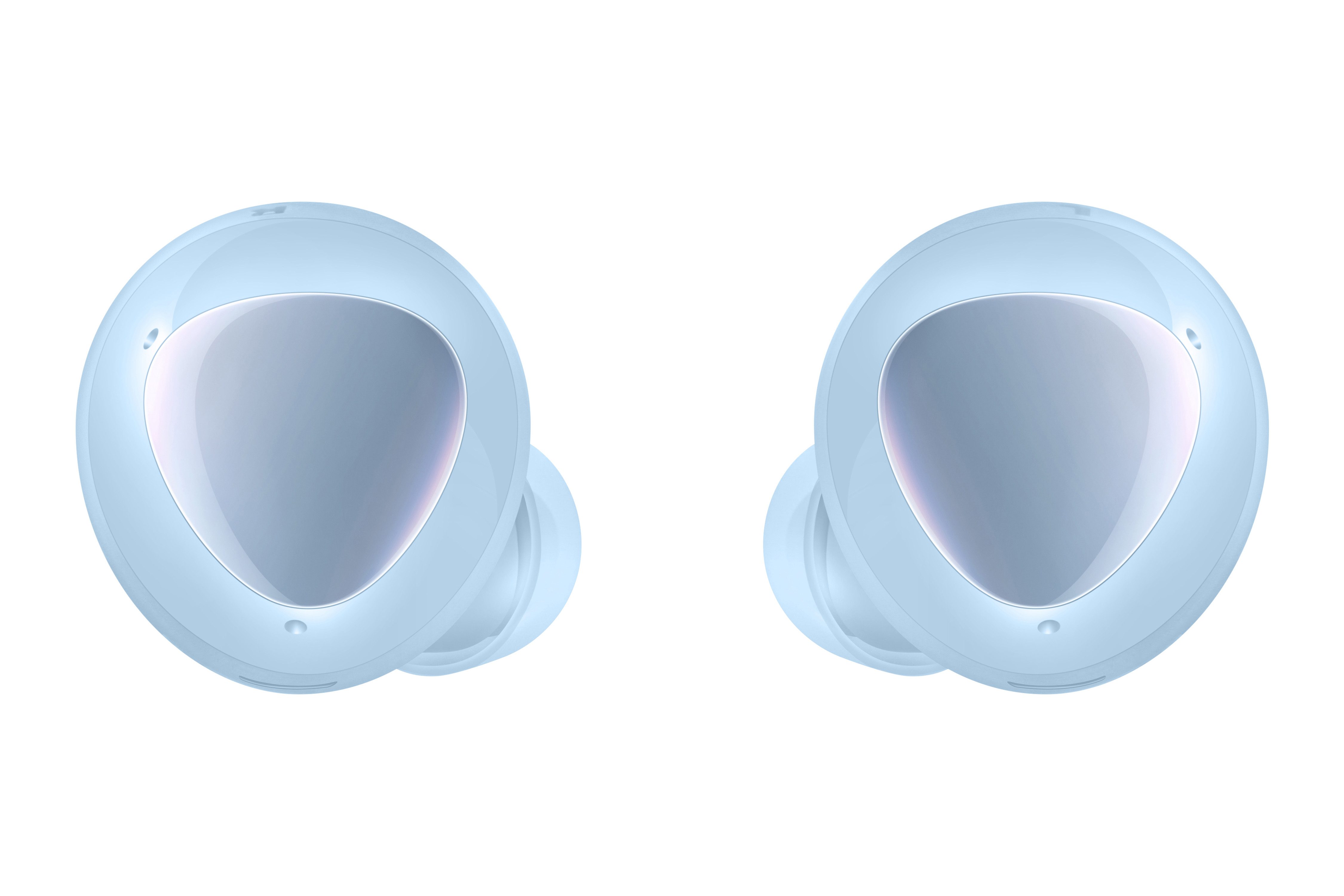 samsung galaxy buds plus 2 product photography  sky blue