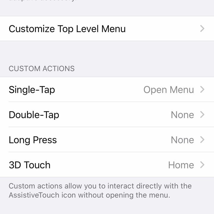 Tomar capturas de pantalla con AssistiveTouch