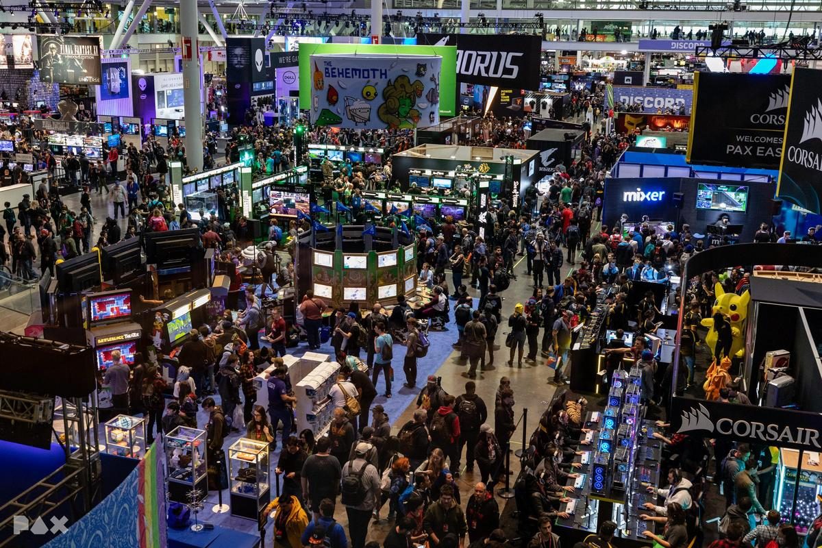 Vista general del evento de videojuegos PAX East