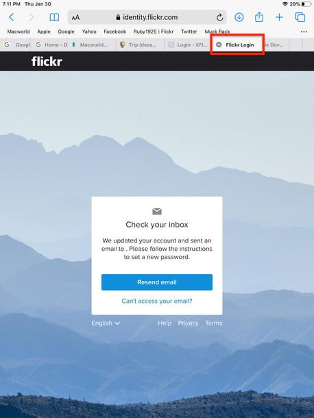 Pestañas de Safari en iPadOS 13