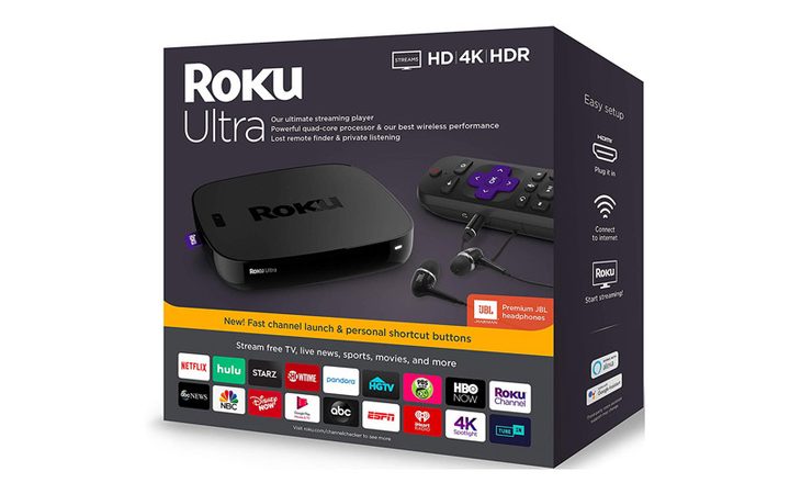 Caja de empaque del Roku Ultra