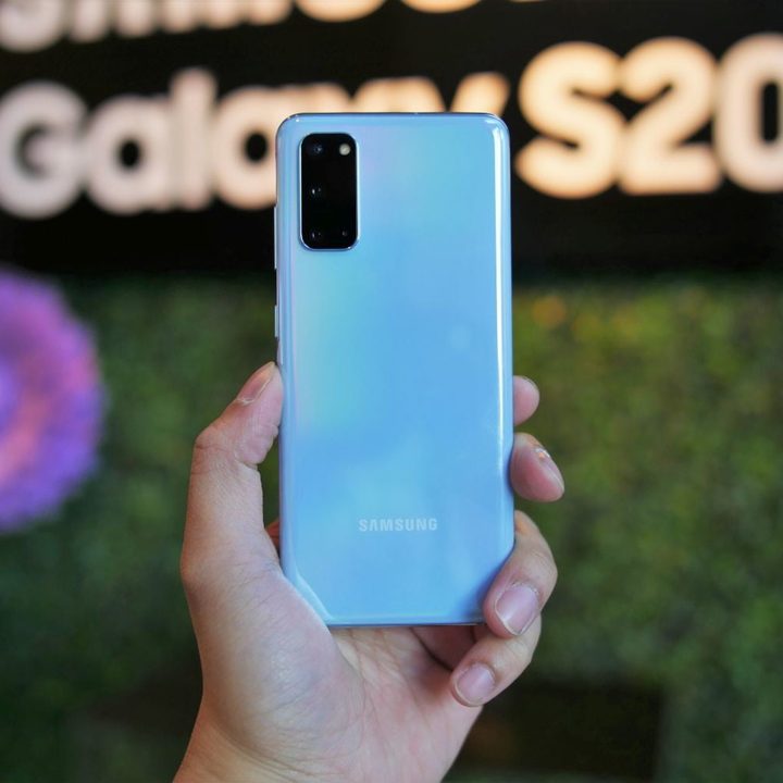 Parte posterior del Galaxy S20