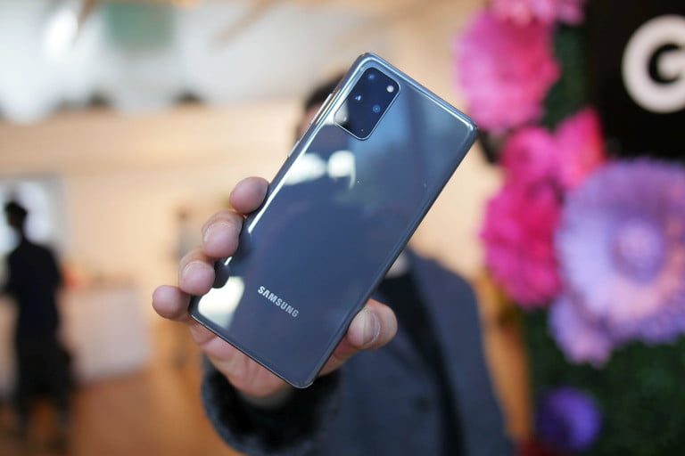 Parte trasera del Samsung Galaxy S20 Plus