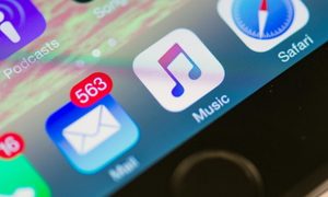 El ícono de Apple Music en un iPhone