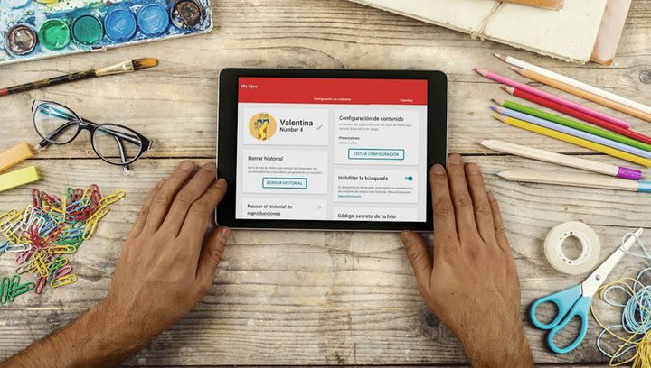 Control parental de YouTube Kids