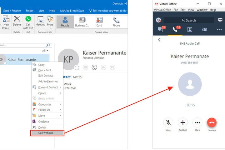 8x8 proveedor de servicio VoIP
