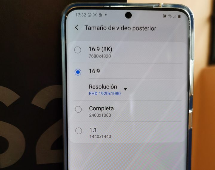 Ajustes básicos al Samsung Galaxy S20