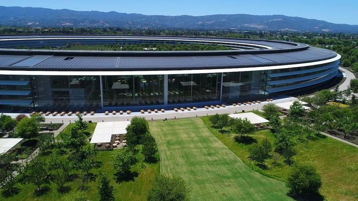Apple Park vista de dron