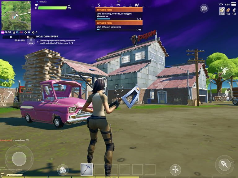 El Aserradero Atolladero en la semana 3 de Fortnite