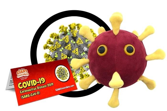 Peluche coronavirus