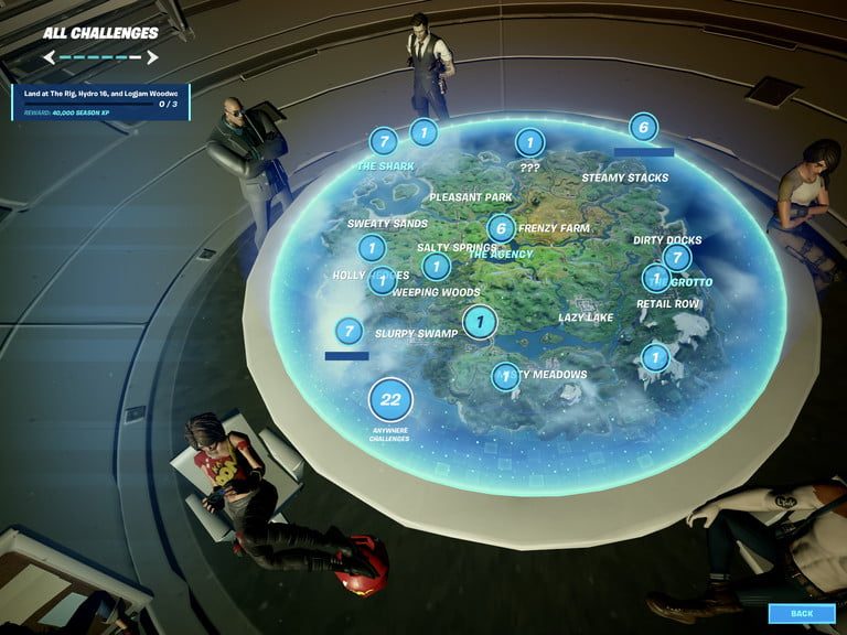 Desafíos en la semana 3 de Fortnite