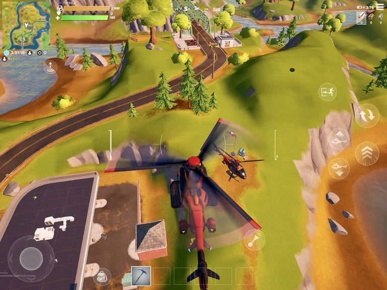 Escena de Fortnite temporada 2