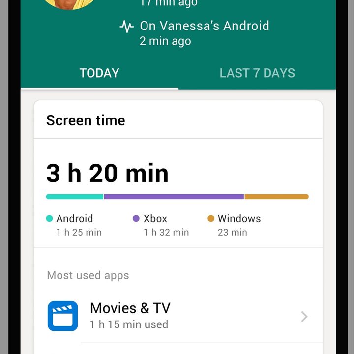 microsoft 365 family safety digital on android