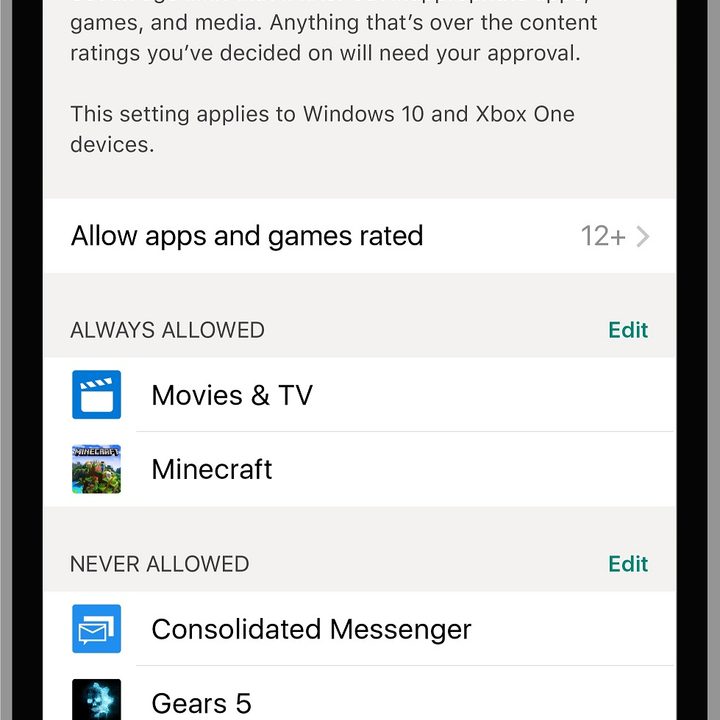 microsoft 365 family safety on iphone
