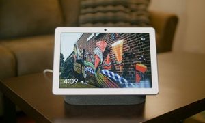 Una pantalla inteligente Google Nest Hub Max