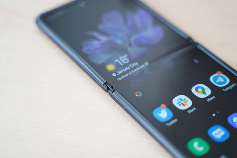 Galaxy Z Flip abierto