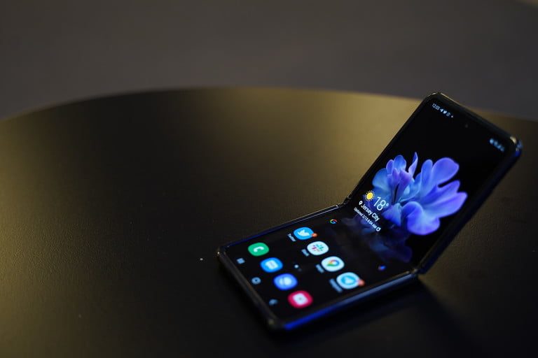 Galaxy Z Flip abierto
