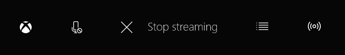 Pantalla para opciones de streaming