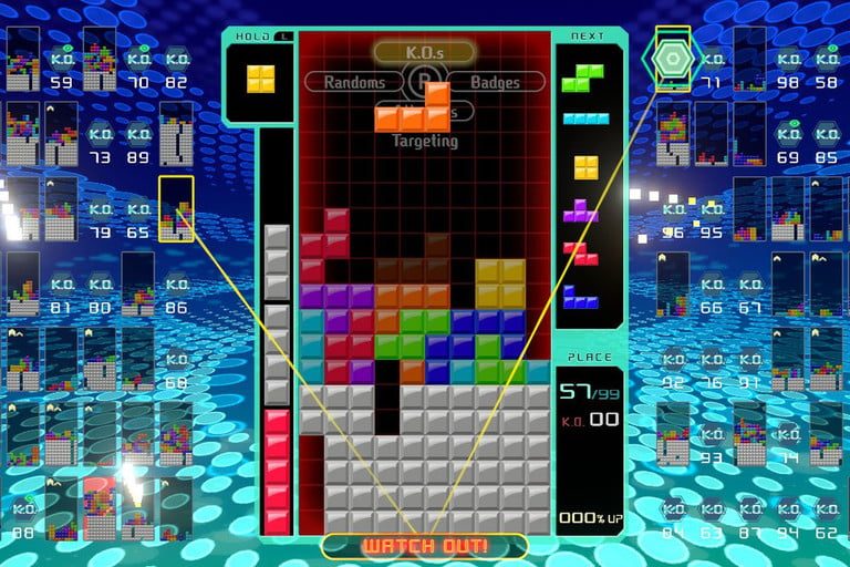 Tetris 99, uno de los mejores juegos divertidos para jugar en casa