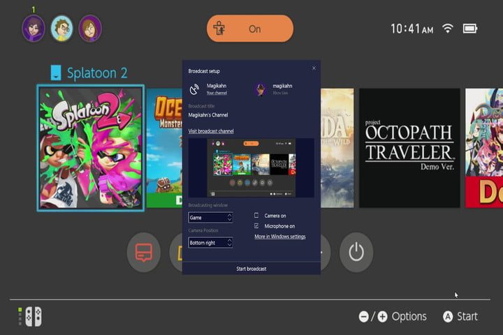 Pantalla de Live TV de Xbox
