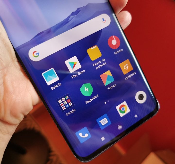 pantalla del xiaomi mi 10 con los iconos de las aplicaciones