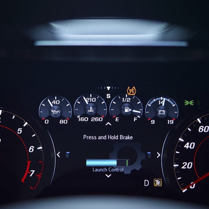 Tablero de Chevolet Camaro 2020