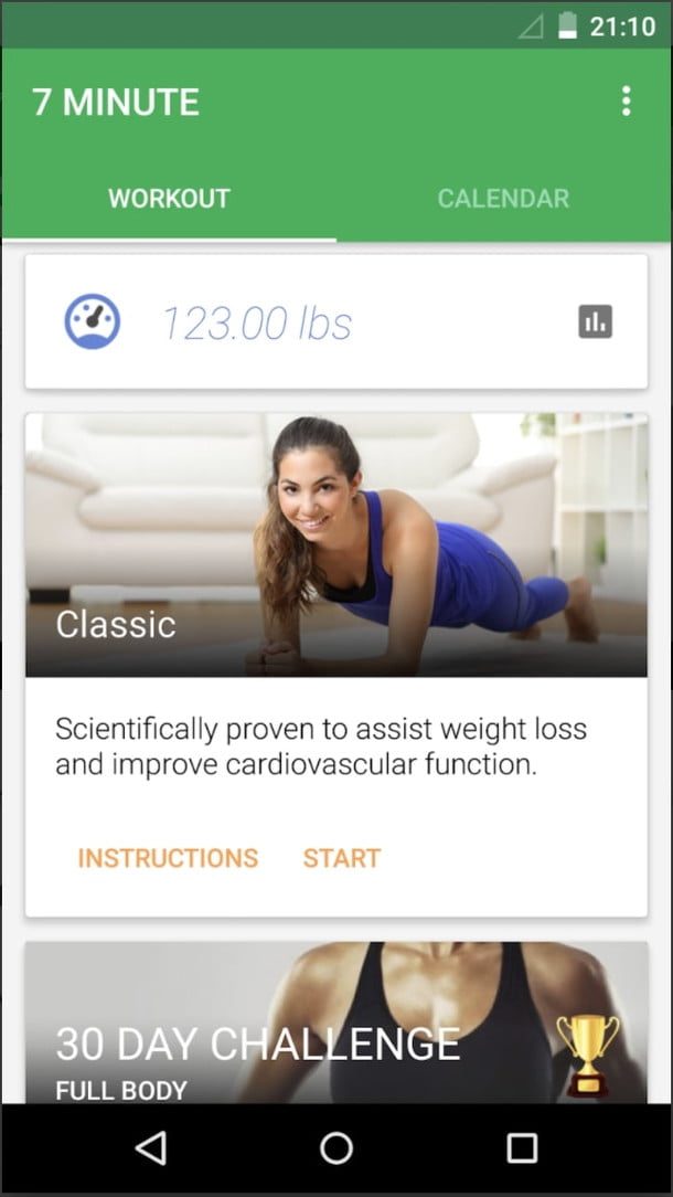 aplicaciones ejercicio android 7 minute workout app1 610x1085