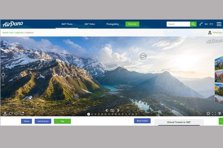 Tour virtual de AirPano