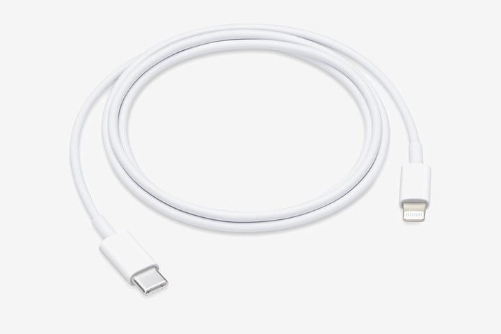 Cable de iPhone enrollado