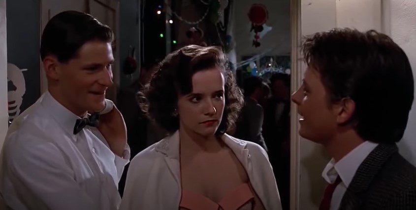 Escena de Back to the Future