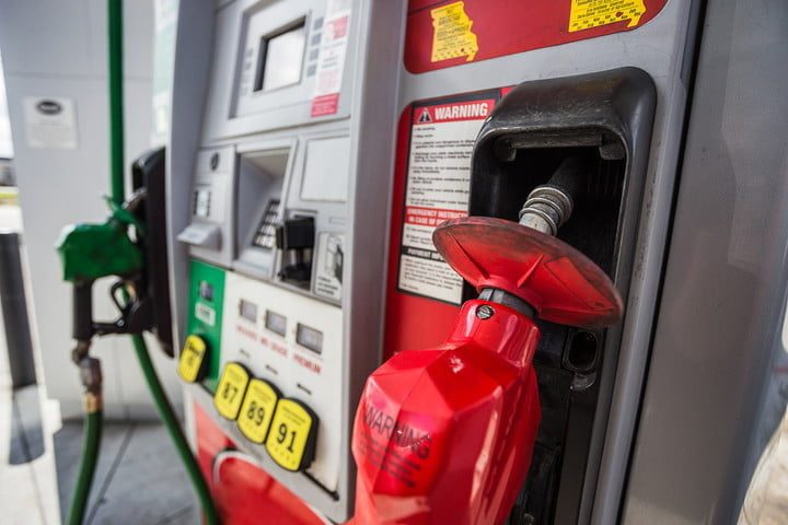 Una bomba de gasolina