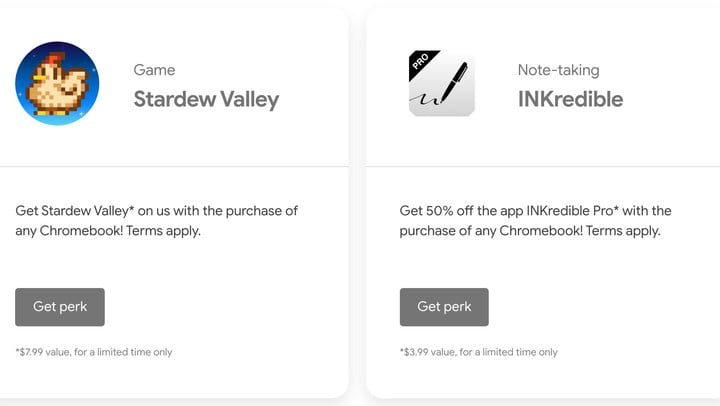 Ofertas temporales para ChromeOS