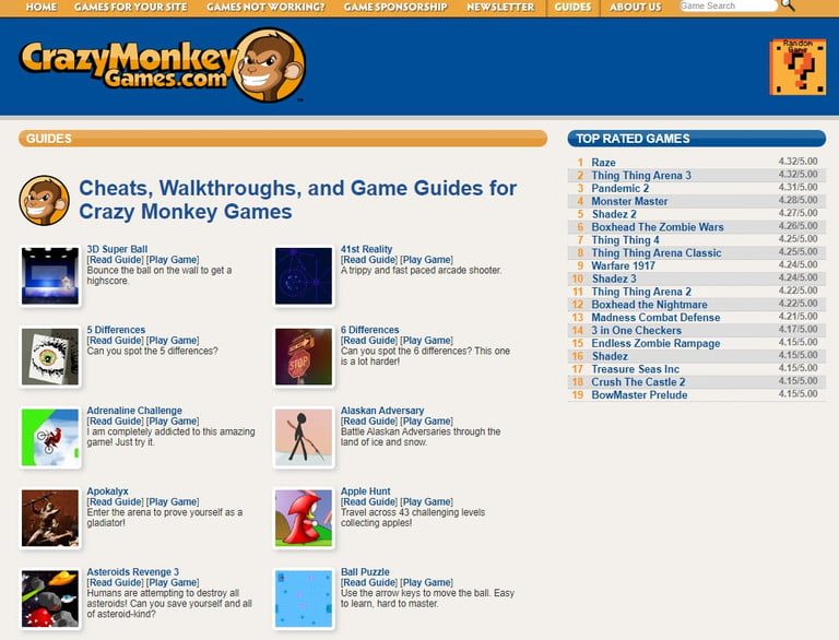 Crazy Monkey Games, uno de los mejores sitios de juegos online