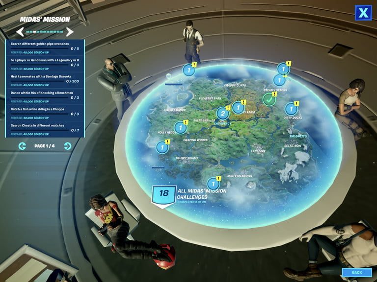 Fortnite temporada 2, semana 10