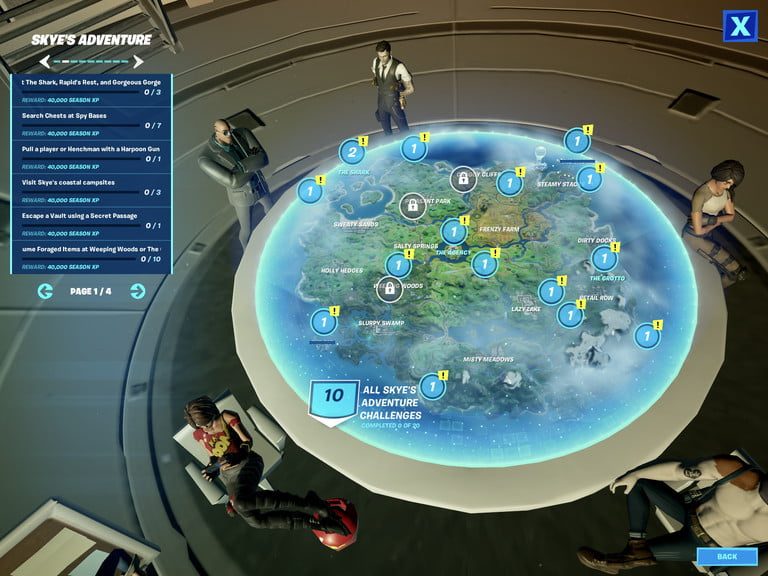 Fortnite temporada 2 semana t, Aventura de Skye