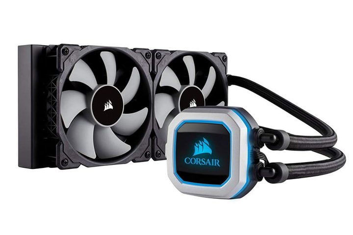 El mejor enfriador de CPU AIO de circuito cerrado: Corsair H100i Pro