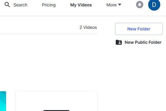 Menú Crear Nueva Carpeta en Loom